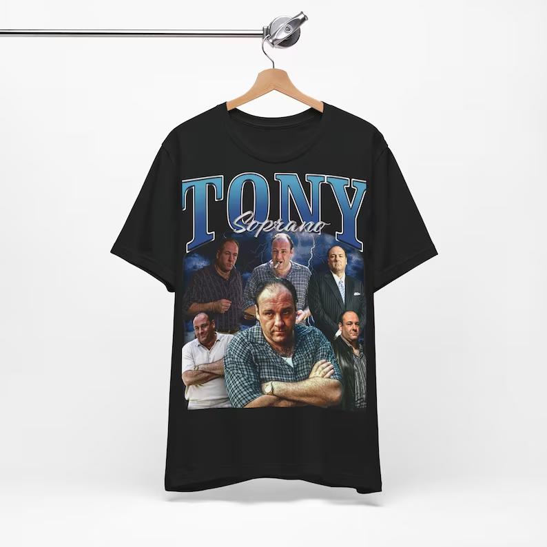 Tony Soprano Vintage Bootleg Shirt, 90s Bootleg Rap Tee, Graphic Design T-Shirt
