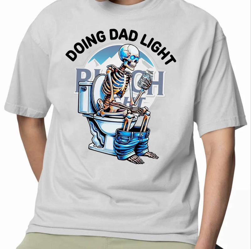Doing Dad Light~ Unisex Apparel Relaxed Fit Printed In The USA