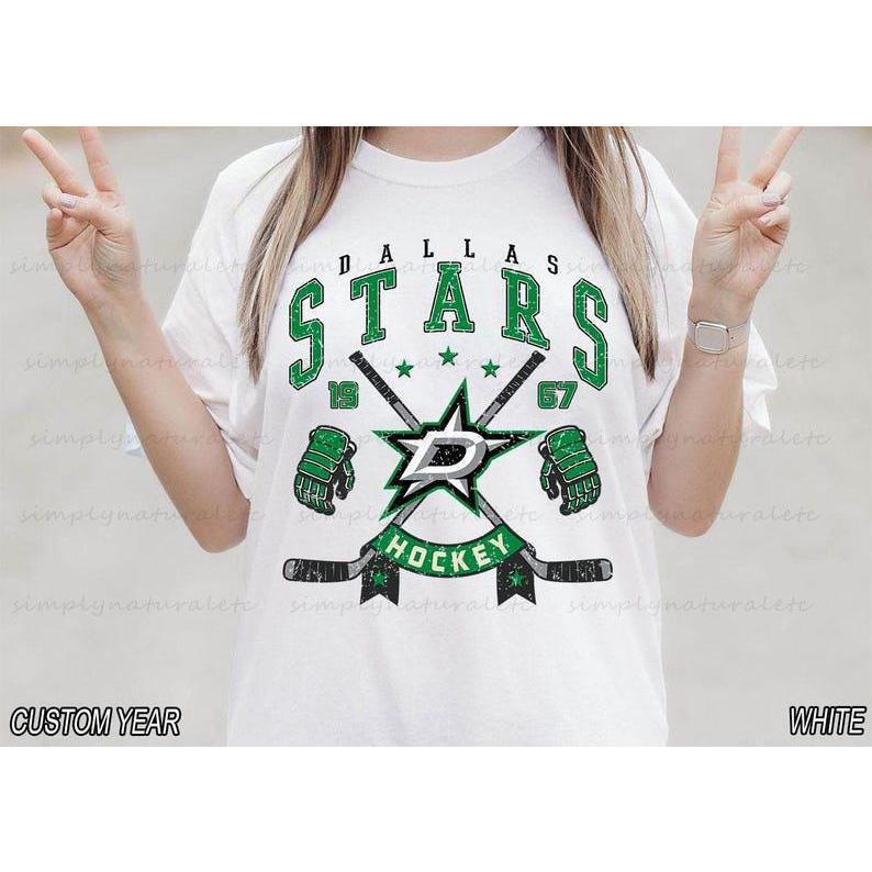 Dallas Sweatshirt Crewneck, Vintage Stars shirt, Dallas Hockeys' Fan shirt, Hockeys' Tee, Stars Sweatshirt