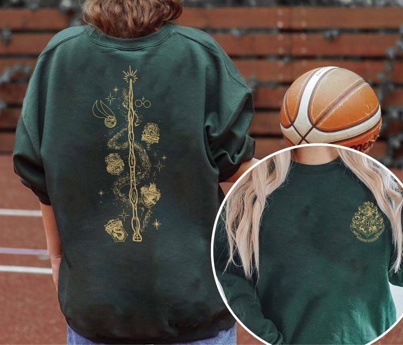 Hogwarts Shirt Wizard House Shirts Universal Studios Shirts For Family Wizard School Tshirt Wizarding World Sweatshirt Hp Fan Gift Shirt, T-shirt, Swe