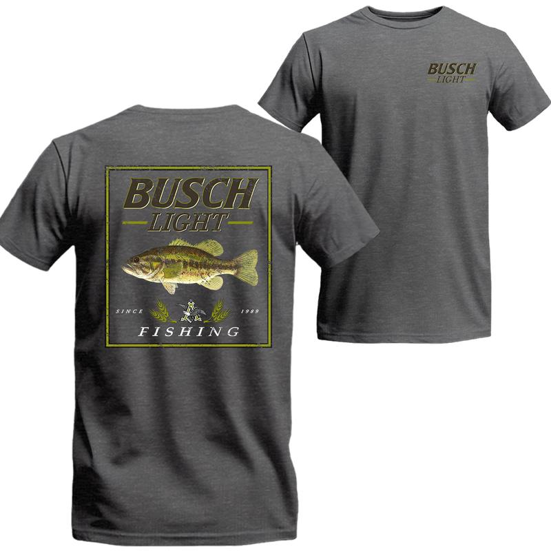Busch Light Fishing Largemounth Bass T-shirt T-shirt, Busch Light Short Sleeve Tee, Unisex Shirt