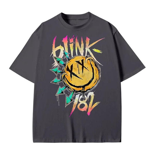 Blink 182 Shirt, Blink 182 Tshirt, Blink 182 Concert Graphic Shirt Casual Crewneck