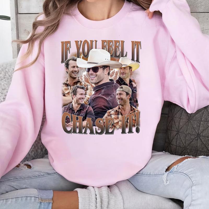 If You Feel It, Chase It Shirt, Glen Powell t shirt, Glen Powell If You Feel It Chase It T Shirt