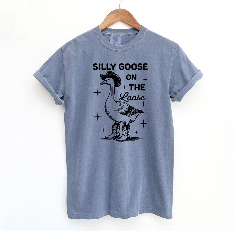 Silly Goose On The Loose Shirt, Funny Comfort Colors TShirt