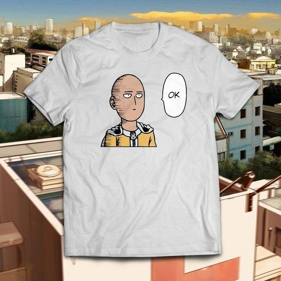 One Punch Saitama Normal Okay Anime Tee