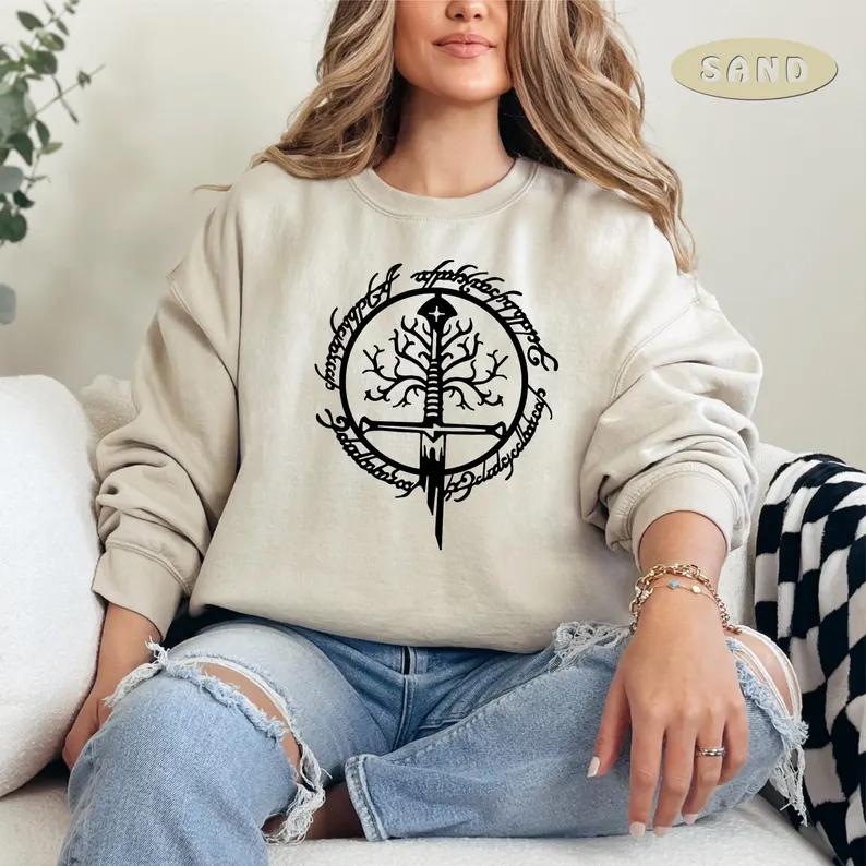 GTolkien Sweatshirt, Narsil Broken Blade Sweater, Lotr Crewneck, Lord of the Rings