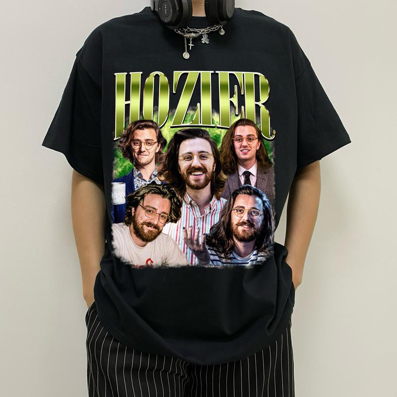 Hozier Brian Gillbert Vintage Shirt Cotton Fit New Song Hozier Live Tour Unreal Unearth 2024 Top Womenswear Top Womenswear
