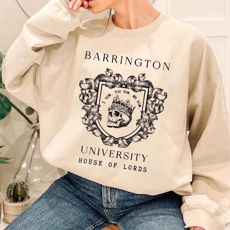 Barrington University House Of LORDS Sweatshirt, The Ritual Merch, Shantel Tessier, Dark Romance Shirt, LORDS Series Shirt, Smut Books, Bookish Merch,