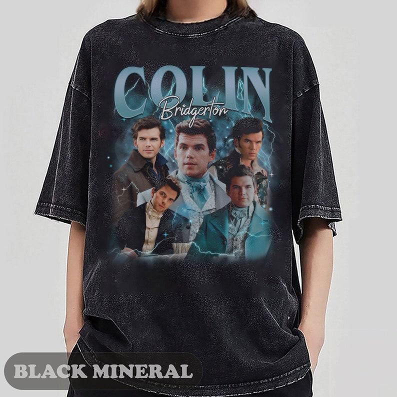 Colin Bridgerton Graphic Tee, Vintage 90s Movie Graphic Inspired Shirt, Celebratory Unisex Apparel for Series Enthusiasts' Wardrobe