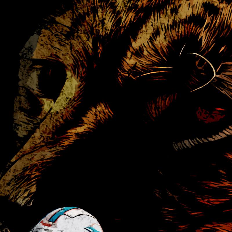 Tyreek Hill Graphic Sweatshirt Cheetah Football Hands Behind Back Celly TD Celebration Sweatshirt