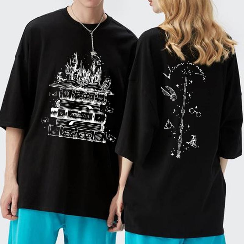 HP 2 Sides Wizard Classes Unisex Sweatshirt Hoodie Shirt, gift for fan Cotton Fit Womenswear potterhead gift