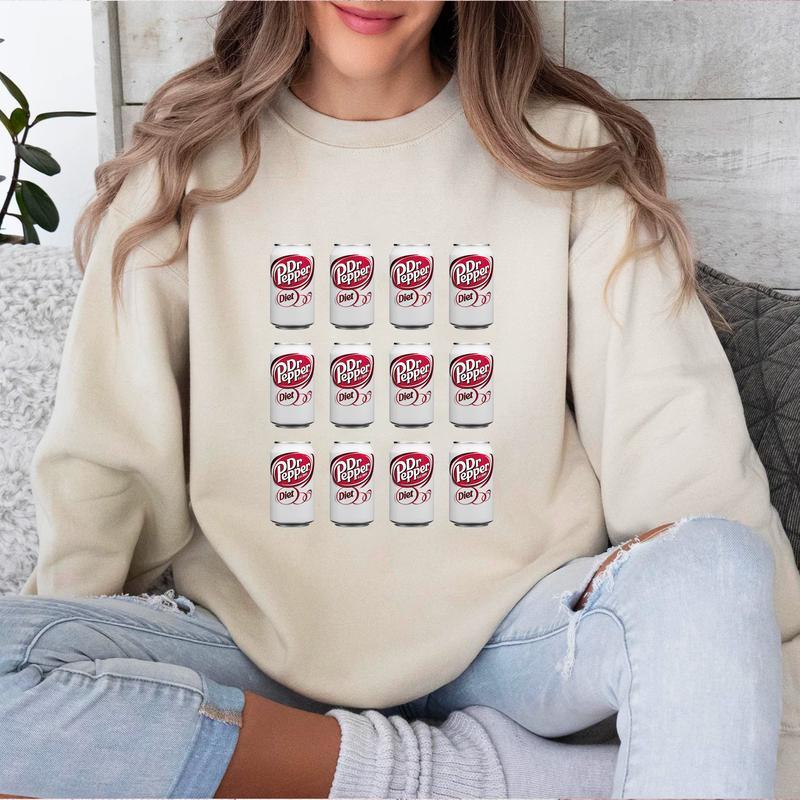 Diet Dr Pepper Cans Sweatshirt for Christmas, Soft Drink Hoodie Tshirt Sweatshirt