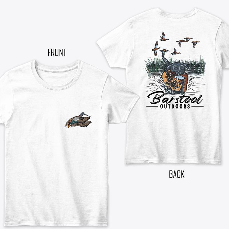 Barstool Outdoors Duck Hunt Ii T-shirt - 2 Side Tshirt For Men For Women Menswear Top