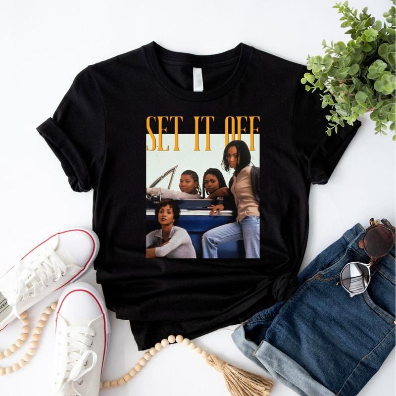 Set It Off Shirt, 90s Style Graphic T-shirt,  Set it Off Sublimation Shirt, Set It Off Tee Shirt, Gift For Fan