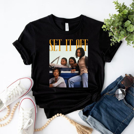 Set It Off Shirt, 90s Style Graphic T-shirt,  Set it Off Sublimation Shirt, Set It Off Tee Shirt, Gift For Fan