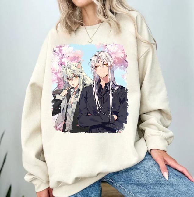 Inu and Sesshu Shirt, Animee Shirt Sweatshirt Hoodie Unisex