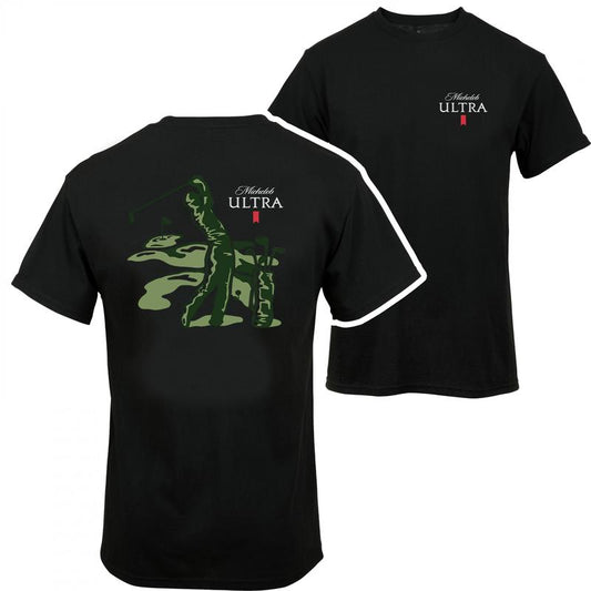 Michelob Ultra Tee - Golf - 2 Side - Full Color Range - Wear It Your Way - Size Choices Galore - Functional Fashion - Pick Your Look