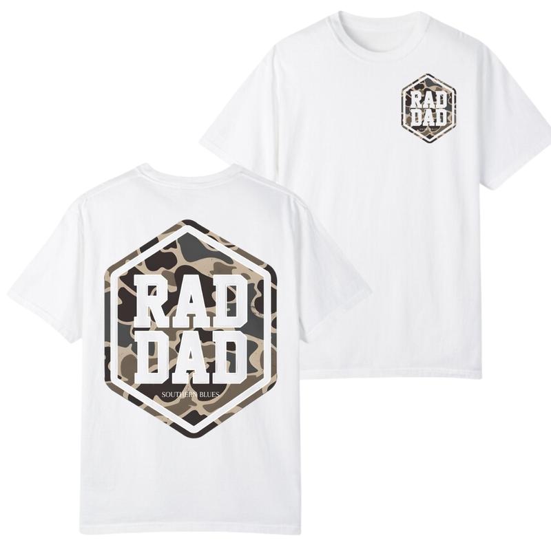 Rad Dad Shirt Funny Dad Shirt, Funny Dad Sweatshirt, Ideal Menswear for Everyday Wear, Rad Dad Unisex Printed Hoodie, Full Color, Size S-3XL Design