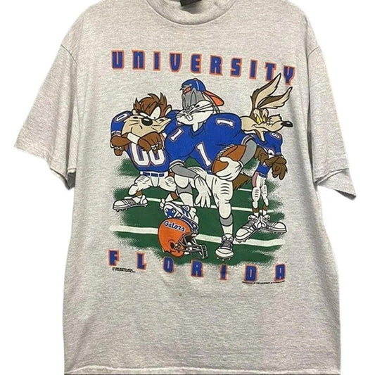 Vintage NCAA Florida Looney Tunes Shirt, Gators Shirt, University of Florida