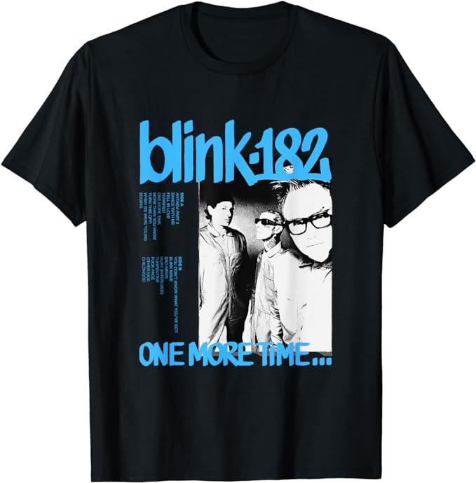 Hot Blink 182 One More Time...Tracklist T-Shirt Gift For Fan
