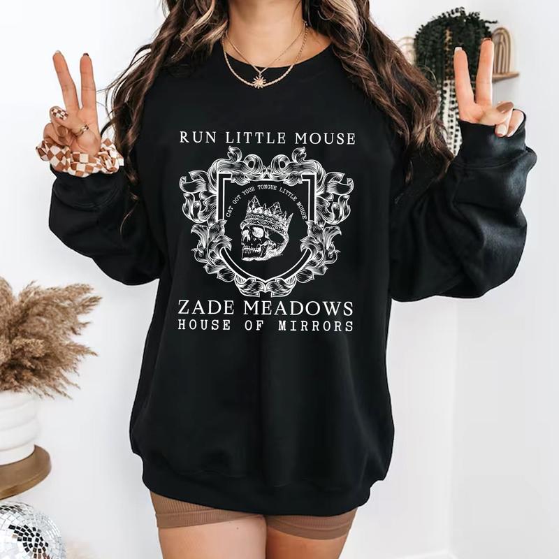 Retro Run Little Mouse Sweatshirt, Haunting Adeline Shirt, Zade Meadows Merch, House of Mirrors Shirt, Dark Romance Shirt, Booktok Merch, Smut Reader,