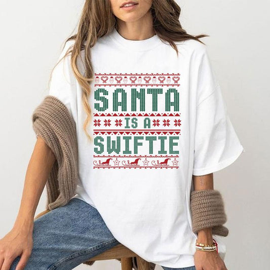 Santa is a Shirt, Christmas Sweater, Merry Christmas shirt
