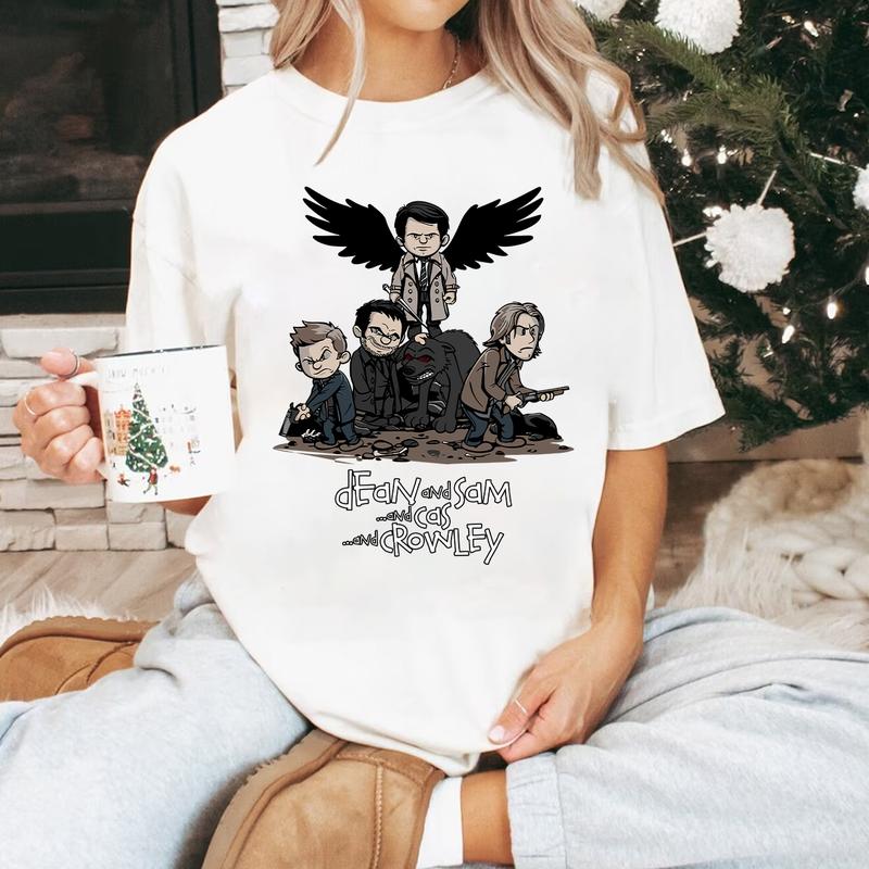 Supernatural Shirt, Supernatural Vintage T Shirt, Supernatural Friends T Shirt, Gift For Woman and Man Unisex T-Shirt Sweatshirt Hoodie
