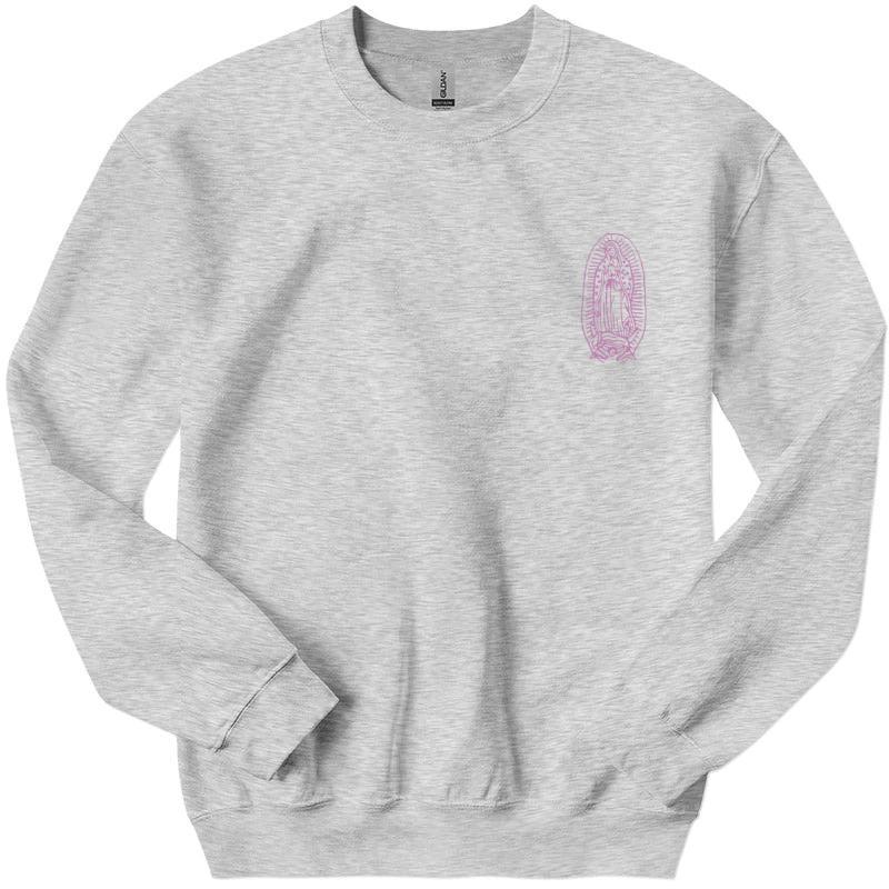 Virgen de Guadalupe Sweatshirt Unisex Classic Collar Printed