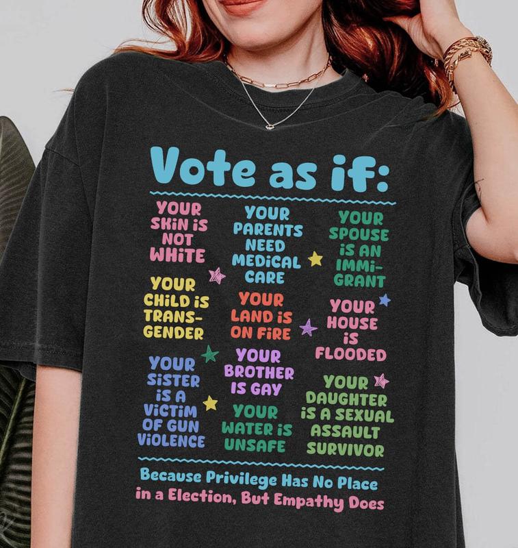 Vote As If Shirt, Human Rights Tee, Lgbt Rights Shirt, Womens Rights, Vote Gift, Equality, Pro Choice Tshirt, Lgbtq Pride Tee, Gay Pride, Unisex T-Shi