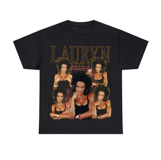 Lauryn Hill Shirt  Vintage 90s Tribute Tee  Love Lauryn Hill Fan  Rock Pop Music Homage  Iconic Lauryn Hill Tshirt Gift