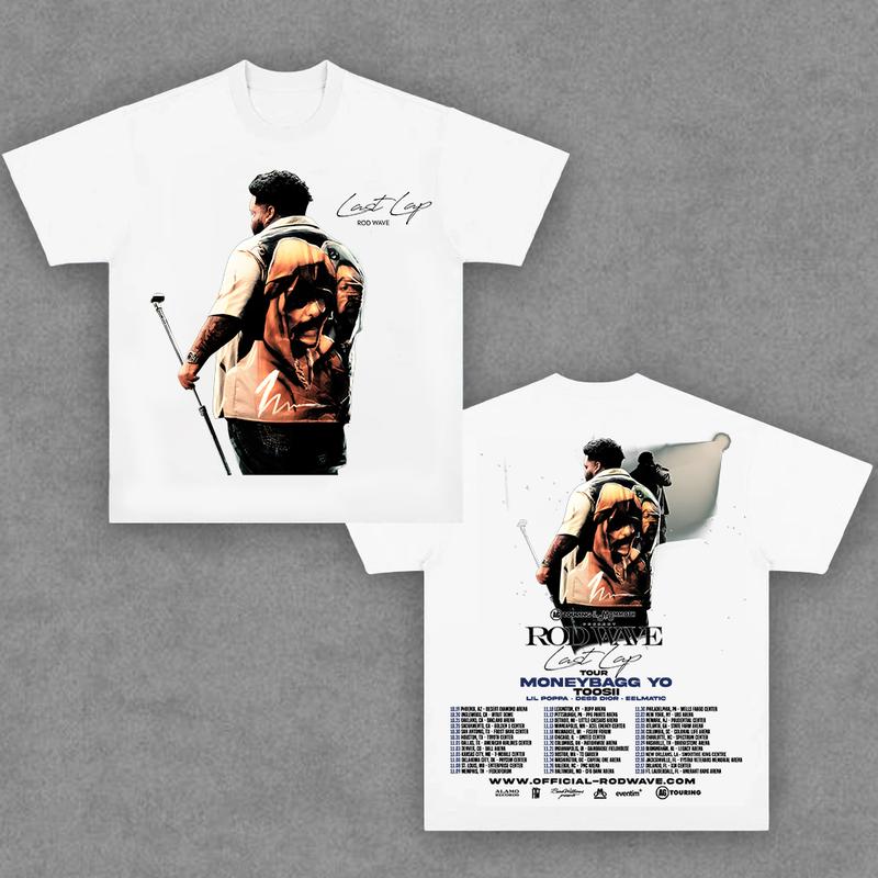 Rod Wave Last Lap T-Shirt,Graphic T-Shirt, Rapper Shirt Rap Tee, Vintage Y2K, Hoodie, Sweatshirt Clothing Cotton