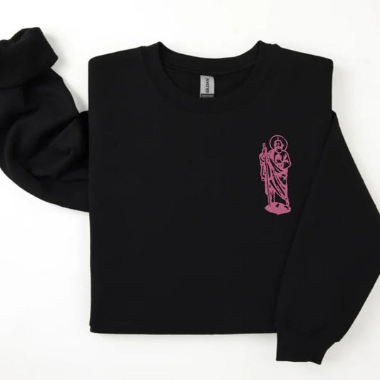 San Judas Tadeo Pink sweatshirt