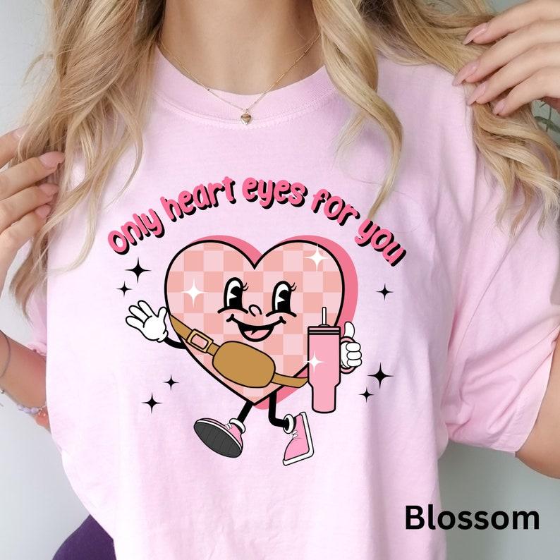 Only heart eyes for you love Valentine's Day tshirt, Cupid Wings Shirt -  XoXo - Cupid tshirt  - iPrintasy Valentine tee - Comfort Color