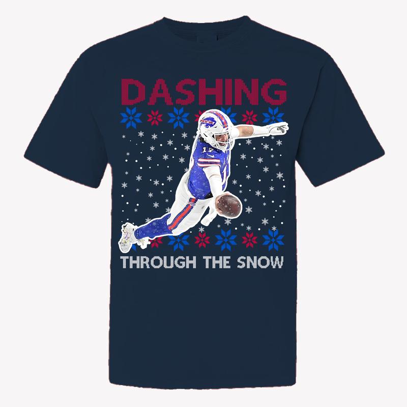 Josh Allen Football Sweatshirt, Buffalo Christmas Sweatshirt, Football Team Christmas Shirt, Gift For Men, Full Size Color