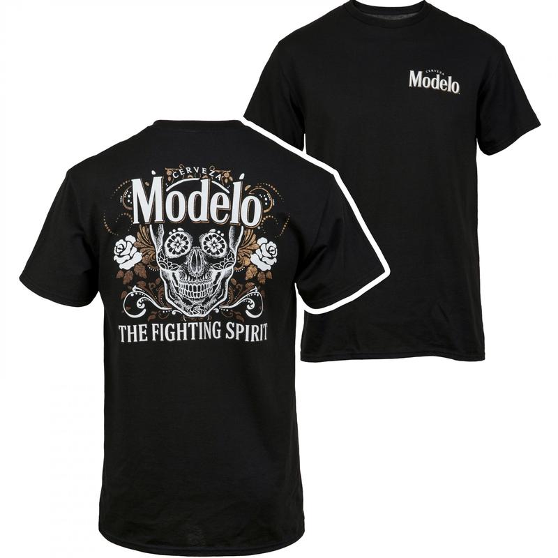 Modelo Especial The Fighting Spirit Sugar Skull T-Shirt - 2 Side - Styles for Every Occasion - Size Range for Everyone - Men's and Women's Choices - C