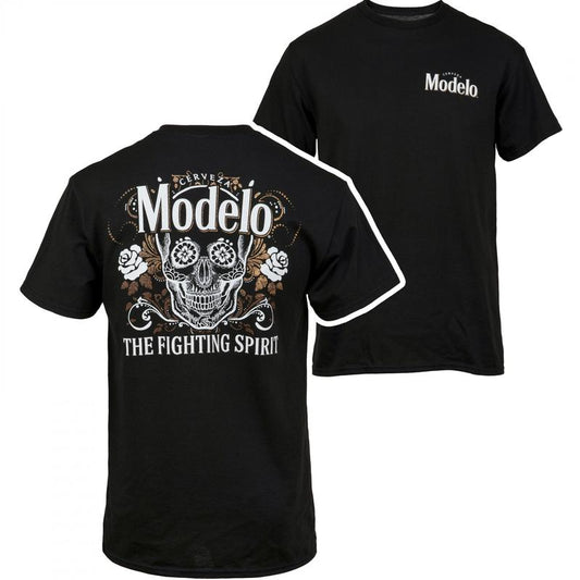 Modelo Especial The Fighting Spirit Sugar Skull T-Shirt - 2 Side - Styles for Every Occasion - Size Range for Everyone - Men's and Women's Choices - C