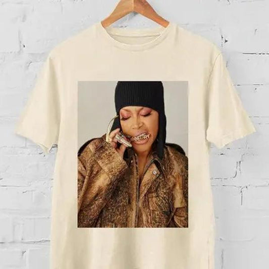 Erykah Badu 2023 Tshirt, Erykah Badu vintage,90s Erykah Badu Music t-shirt Gift, Women Unisex T-shirt Cotton Fit