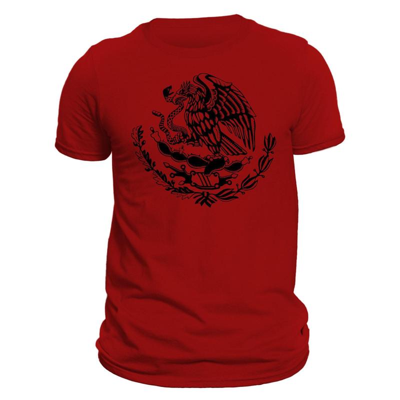 Mexico Mexican Flag Eagle T-Shirt- Playera Con el Aguila De Mexico
