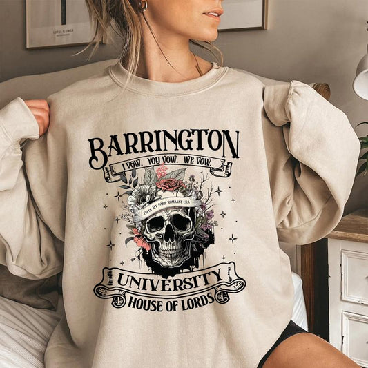 Barrington University The Ritual Sweatshirt, Shantel Tessier Merch, Book Lover Shirt, Bookish Merch, Booktok Shirt, LORDS Series Book Shirt, Dark Roma