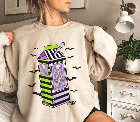 Halloween Beetlejuice Sweatshirt  Halloween Boo Bash Sweatshirt  Horro Halloween Sweatshirt, Full Color, For Men, For Women, Classic Fashion, Full Siz