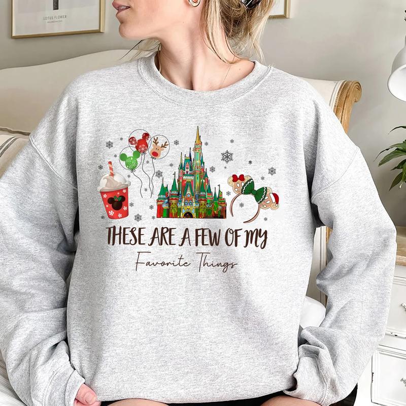 These Are a Few of my Favorite Things Christmas Crewneck Sweatshirt, Hoodie, T-shirt