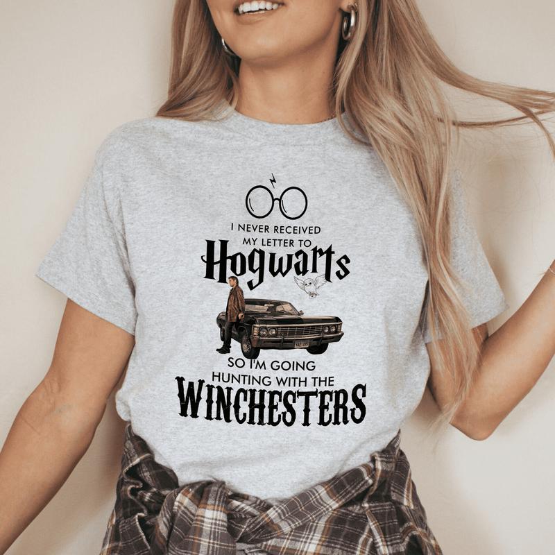 Hogwarts T-Shirt, Winchester Shirt, Supernatural Tee, Winchester Bros Shirt, Dean Winchester Tee, Sam And Dean Shirt, Unisex Adult Tshirt For Mens, Wo