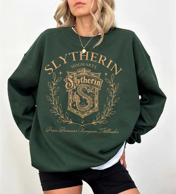 Hogwarts House Sweatshirt, Magical Wizard Shirt, Halloween Christmas Gift