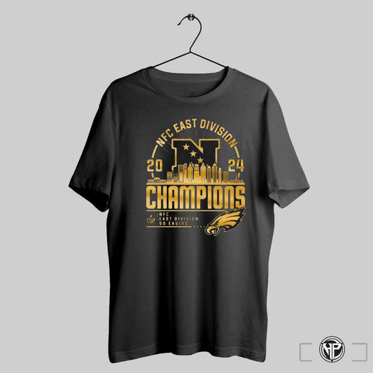 Philadelphia Eagles 2024 Nfc East Division Champions Gold Shirt Trendy Sweatshirt
