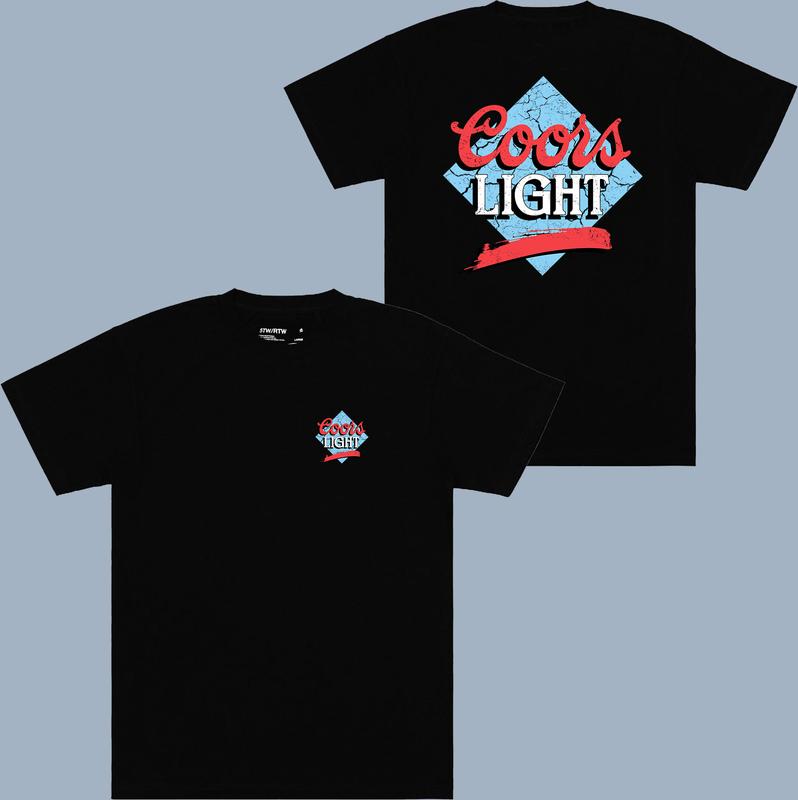 Coors Light Pool T-shirt - 2 Side - Every Size Available - Fashion For All Tastes - For Everyone - Choose Your Hue - Everyday Basics