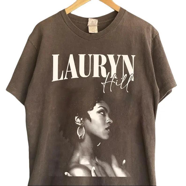 Comfort Color Lauryn Hill Rap T-Shirt, Lauryn Hill Album Rap Retro Graphic Unisex T-Shirt, Lauryn Hill World Tour 2024 T-Shirt, Hip Hop Music, Rock St