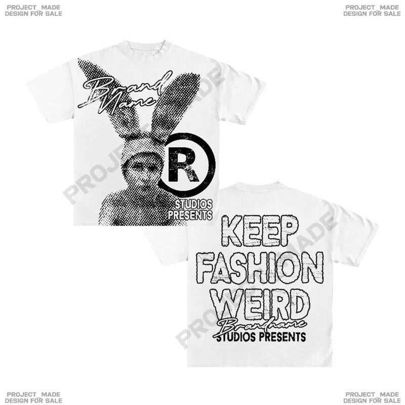 Y2K Graphic Keep Fashion Weird Personalize Printed Tshirt Casual Cotton