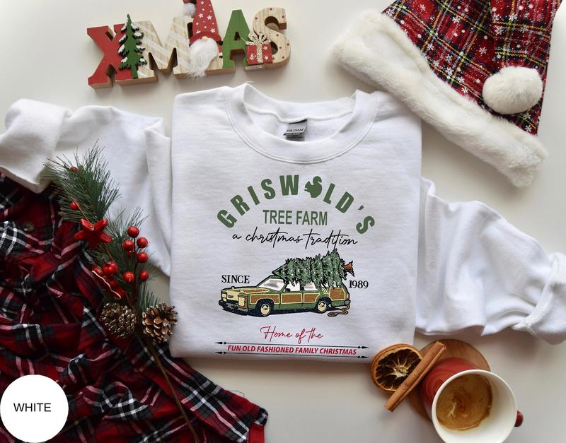 Griswolds Sweatshirt, Griswolds Tree Farm Shirt, Fun Old Fashioned Family Christmas, Christmas Sweatshirt, Cute Xmas Apparel, Griswold Tee