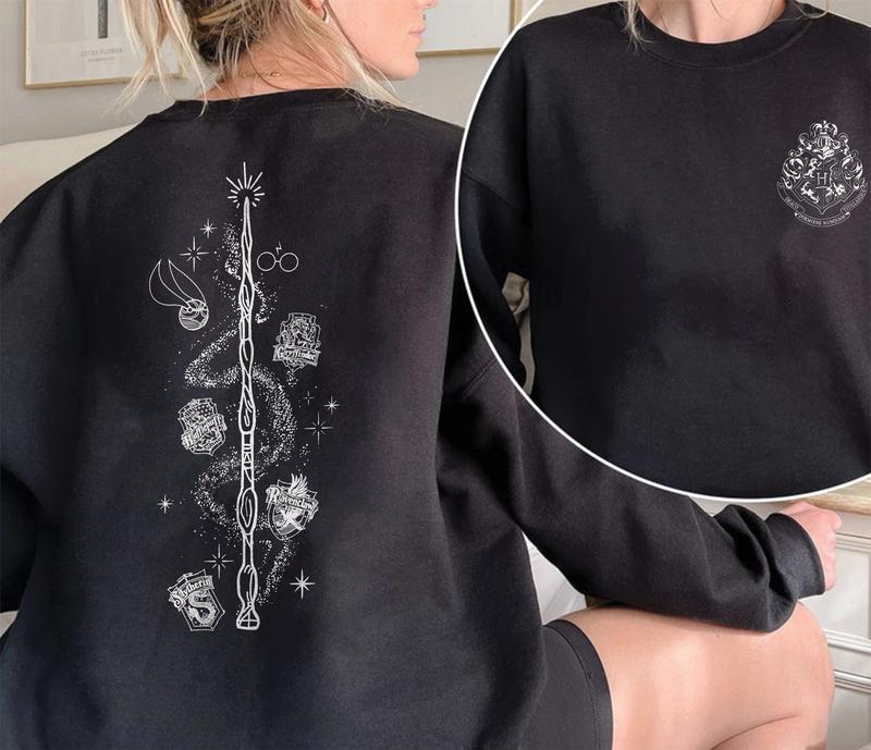 Hogwarts Shirt Wizard House Shirts Universal Studios Shirts For Family Wizard School Tshirt Wizarding World Sweatshirt Hp Fan Gift Shirt, T-shirt, Swe