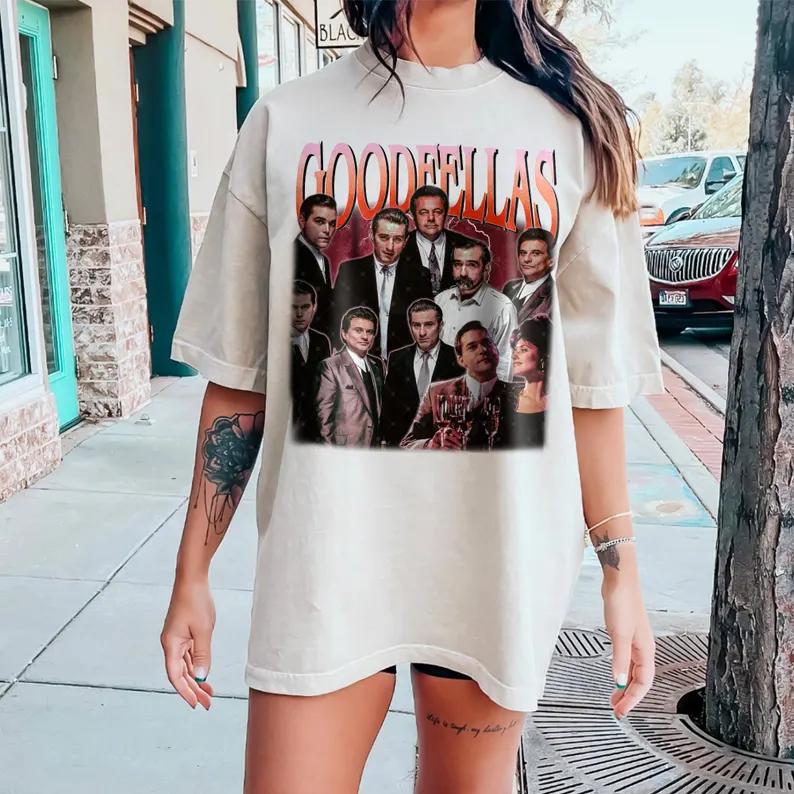 GOODFELLAS Film Shirt, Robert De Niro Shirt, Spider Michael Imperioli Shirts, Tony Sirico Shirt
